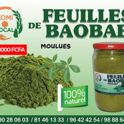 FEUILLE DE BAOBAB Moulu